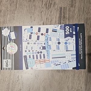 Happy planner Indigo sticker book